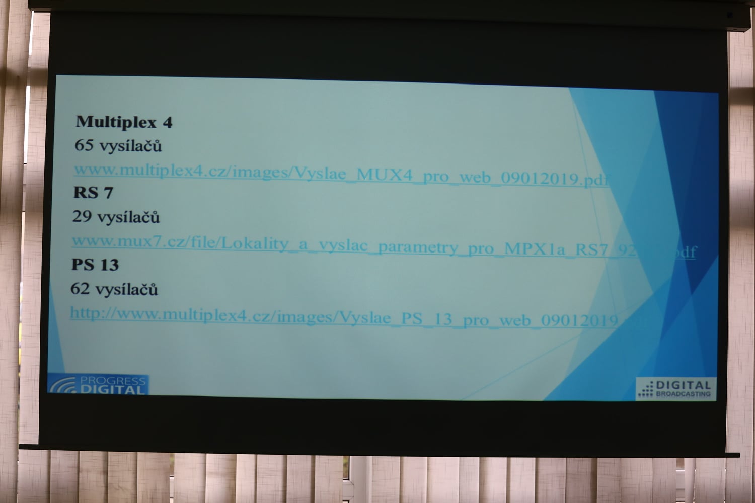 Daniel Kramarz na semináři Digital Broadcasting