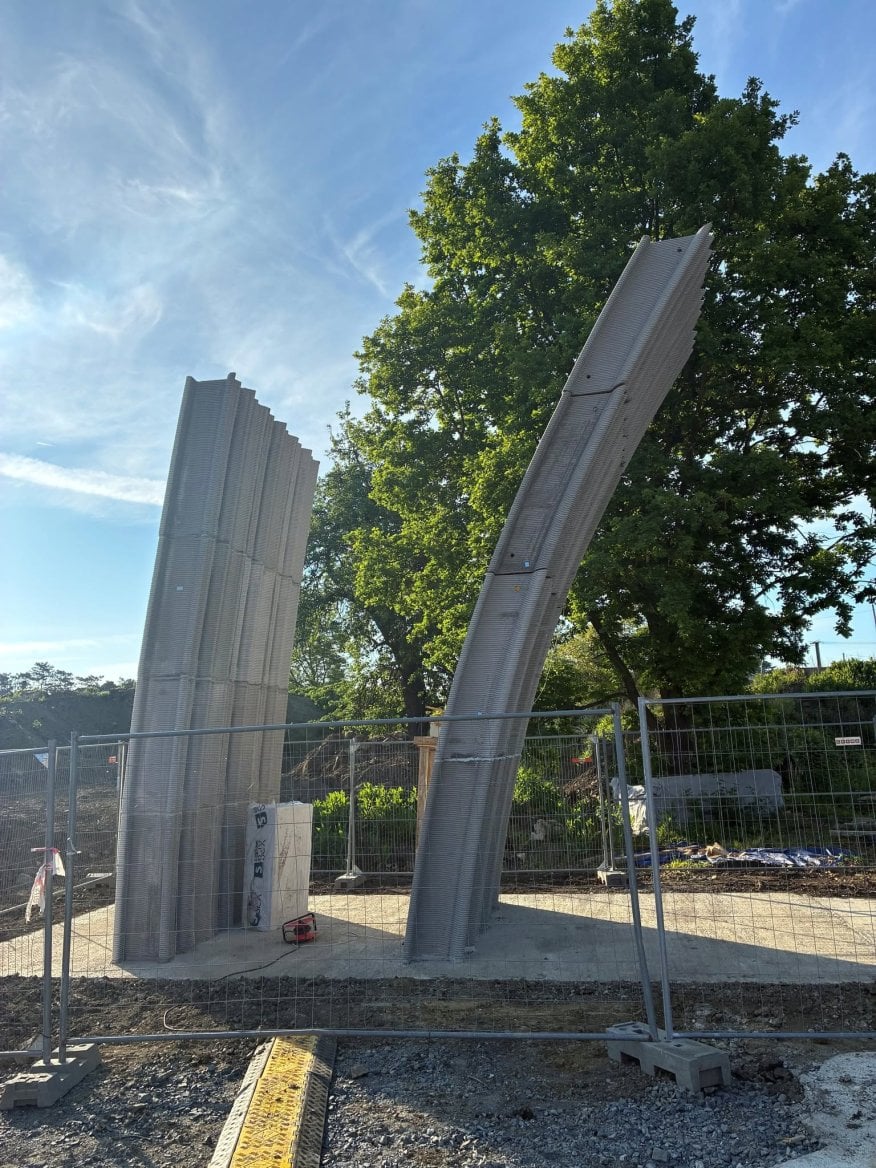 Kostel v Neratovicích u Mělníku stavěný 3D tiskem
