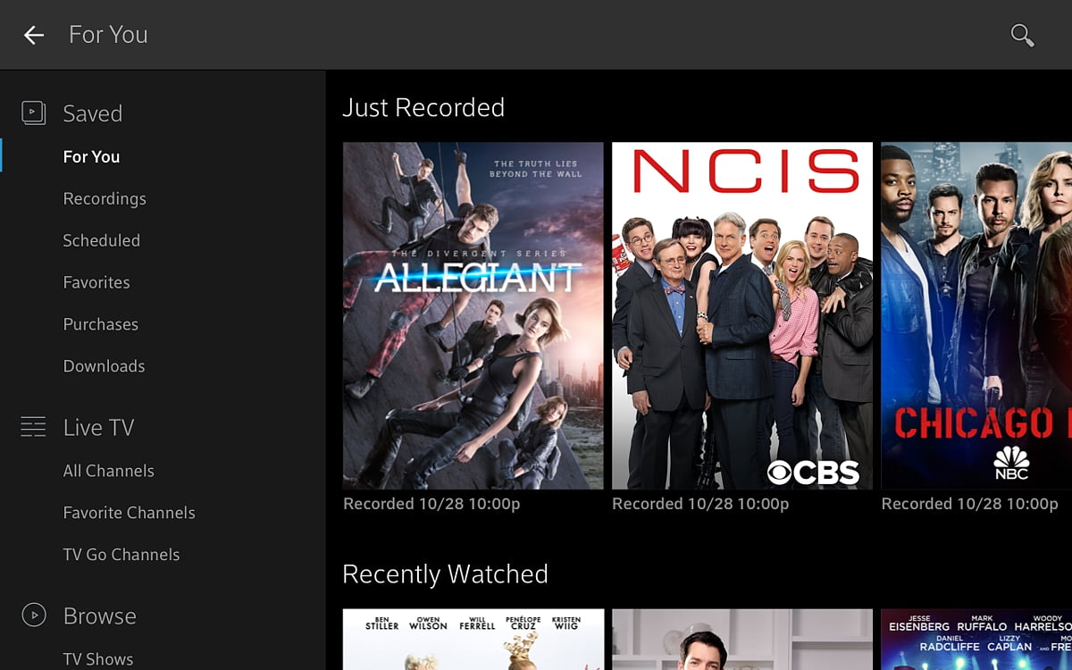 Fotogalerie Xfinity Stream a Cloud DVR Lupa.cz