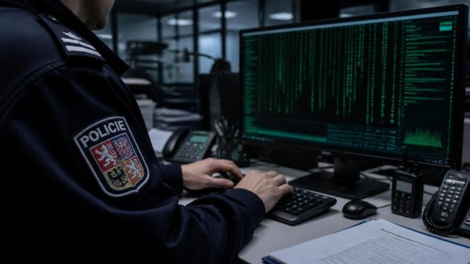 Policista u počítače