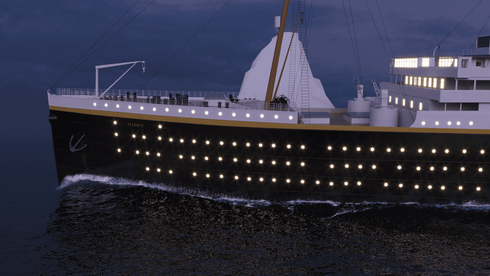 Titanic v Praze - 3D model pro vysílání na CNN Prima News