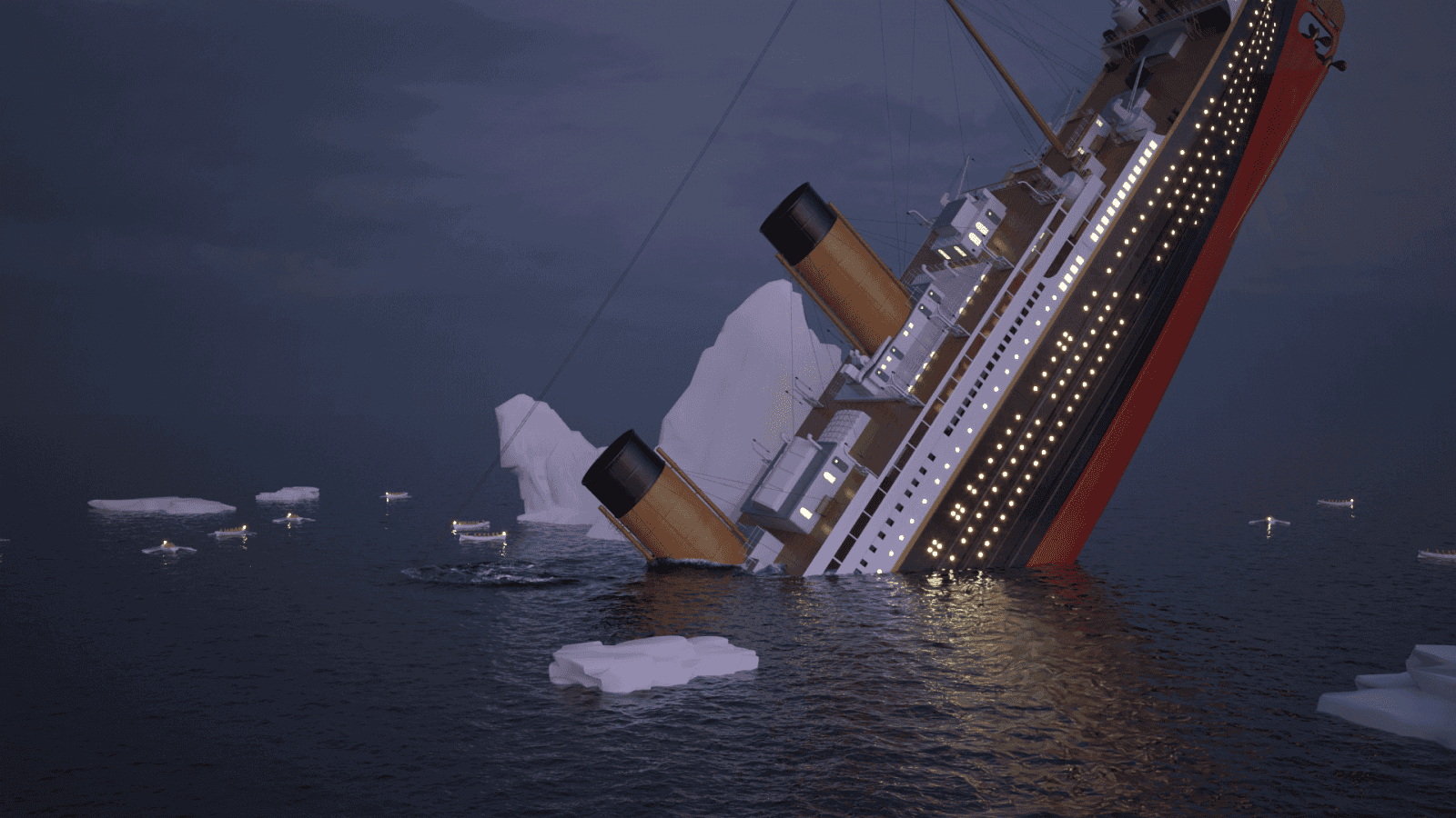 Titanic v Praze - 3D model pro vysílání na CNN Prima News