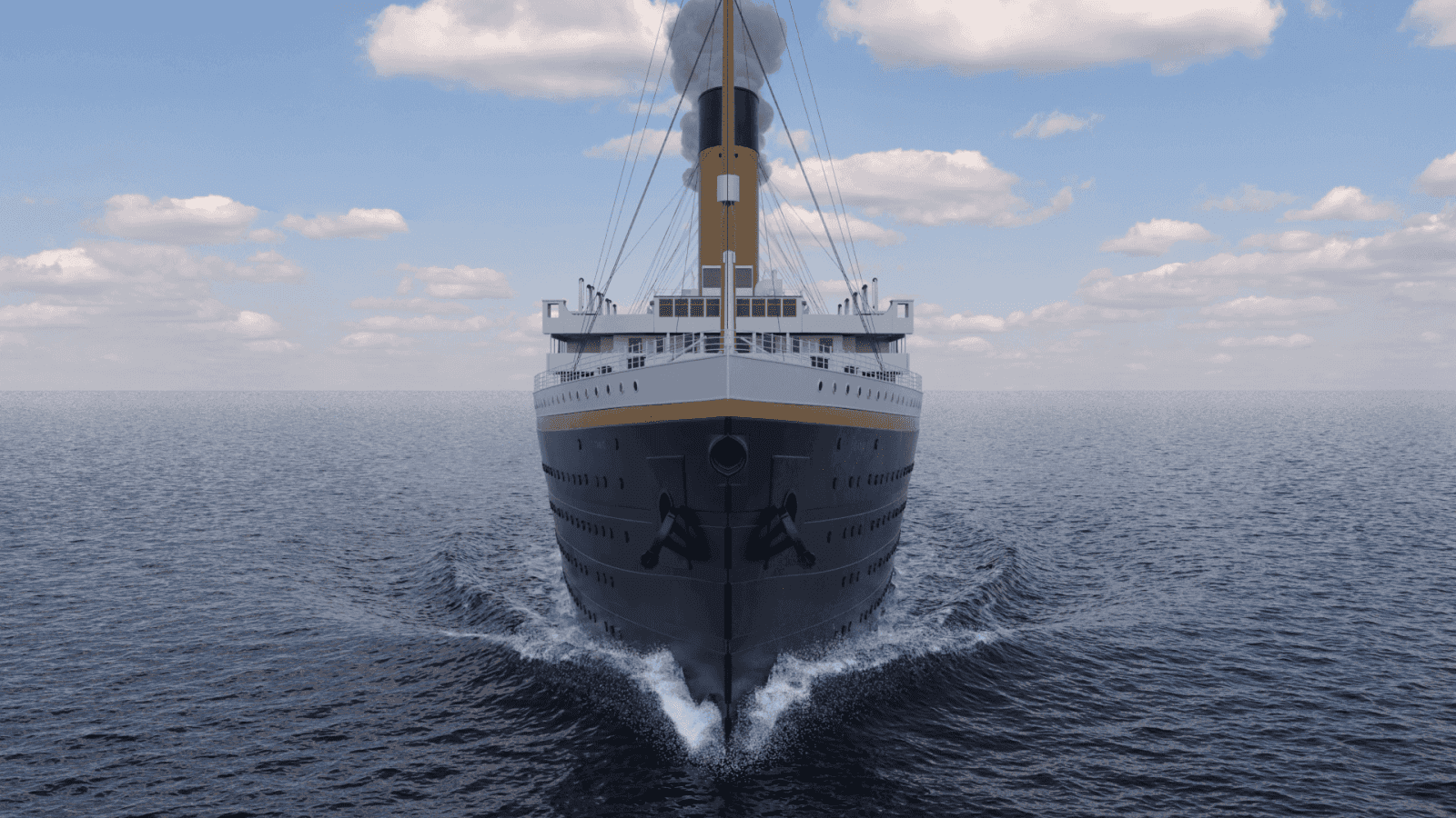 Titanic v Praze - 3D model pro vysílání na CNN Prima News