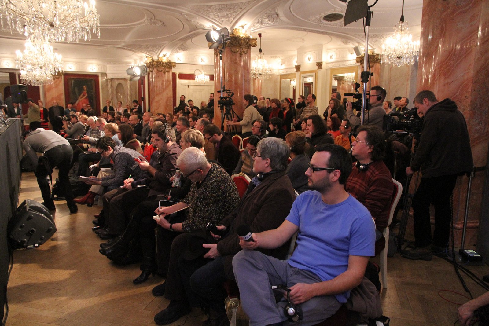 Hořící keř - tisková konference, 18. ledna 2013