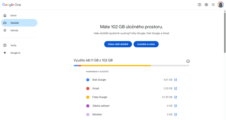 Autor: Cnews (Dominik Dobrozenský) Aktuální stav úložiště můžete snadno zkontrolovat