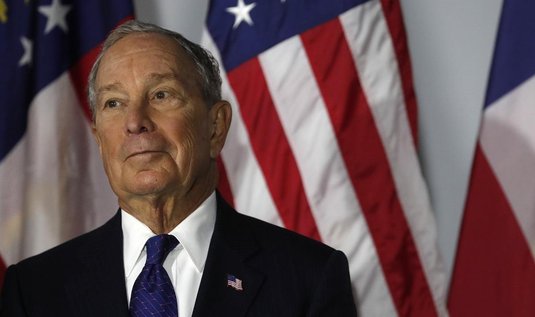 Kandidát na prezidenta USA Michael Bloomberg