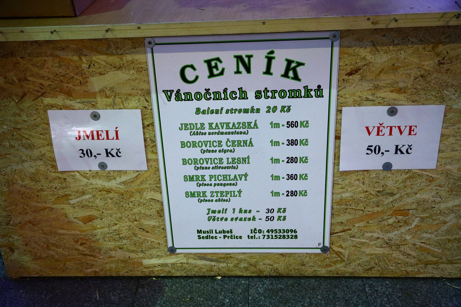 Prodej vánočních stromů 2017