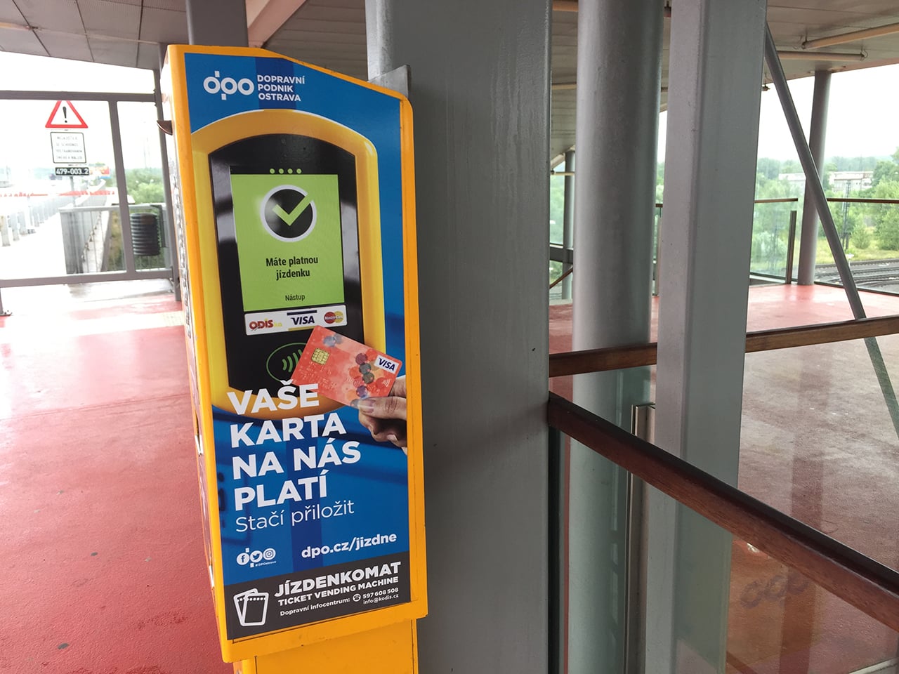 Bezkontaktní placení v MHD v Ostravě