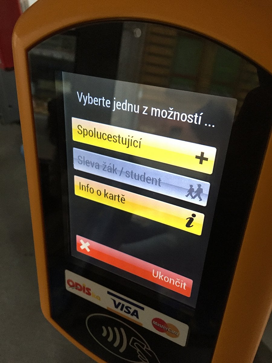 Bezkontaktní placení v MHD v Ostravě
