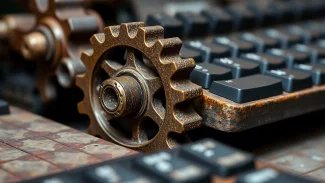 Ozubené kolo symbolizující programovací jazyk Rust