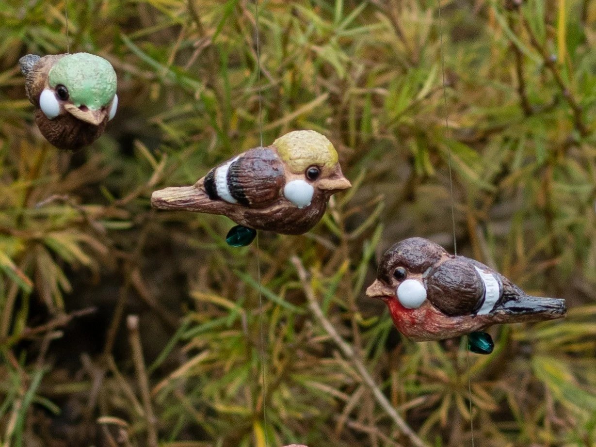 Keramičtí ptáčci z Ateliéru Kruhy