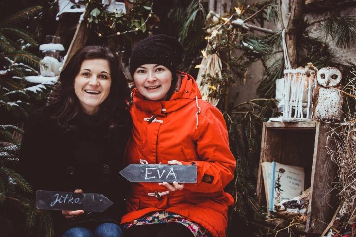 Eva a Jitka z Ateliéru Kruhy