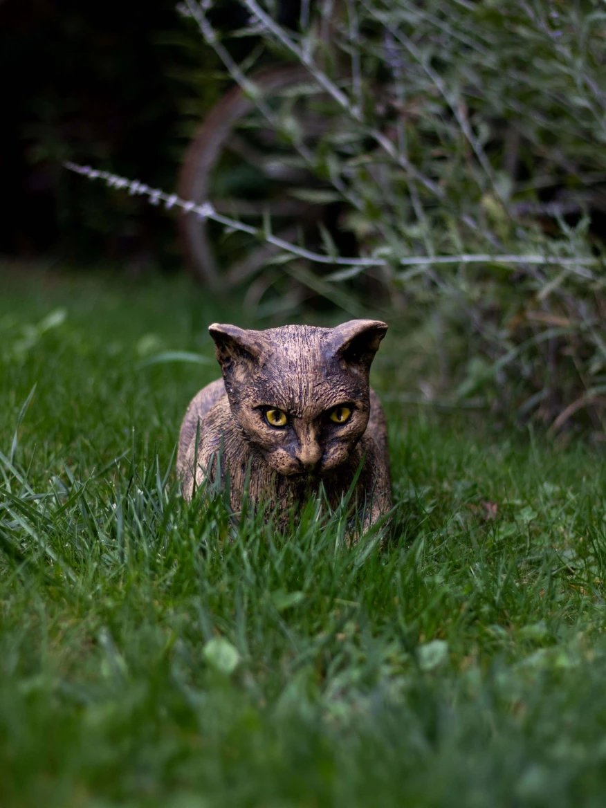 Keramická kočka z Ateliéru Kruhy