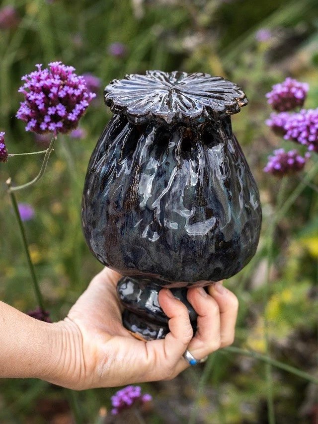 Keramická makovice z Ateliéru Kruhy