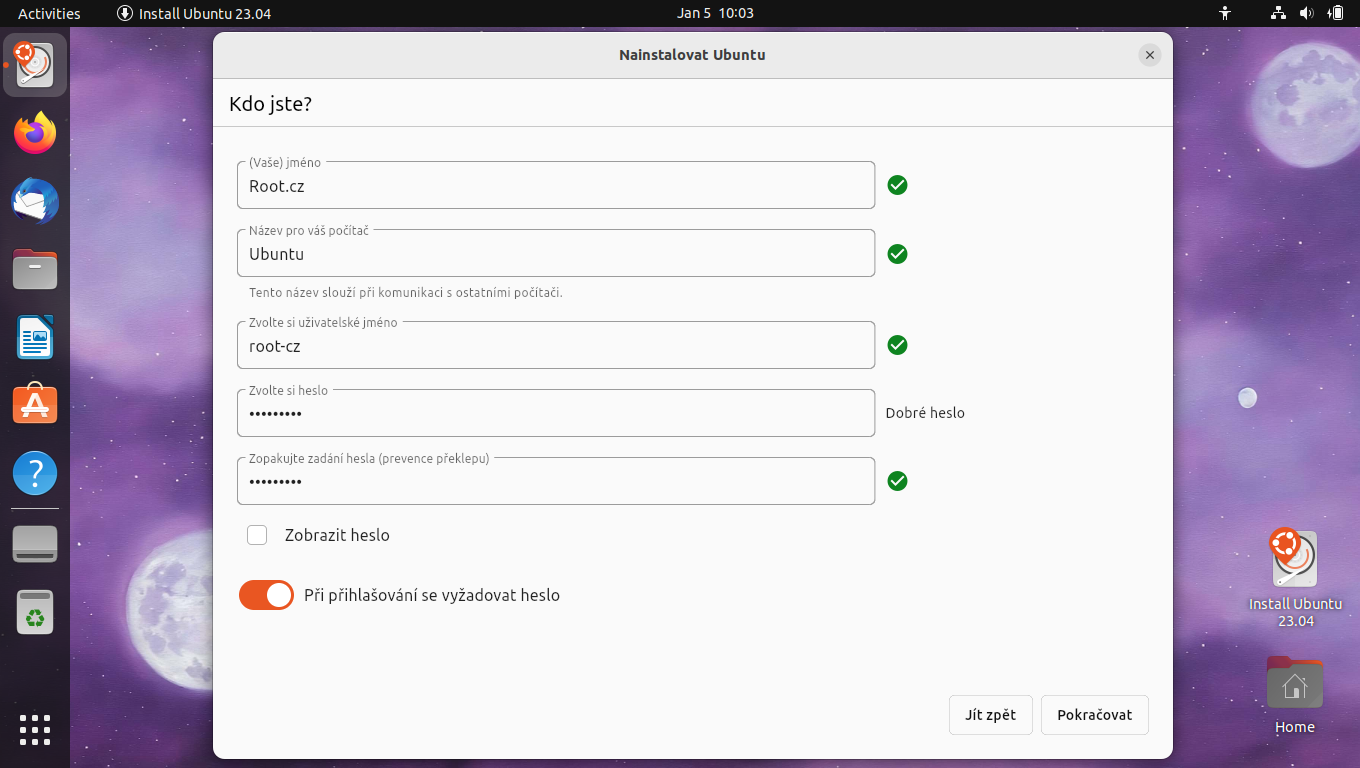 Ubuntu 23.04 nový instalátor