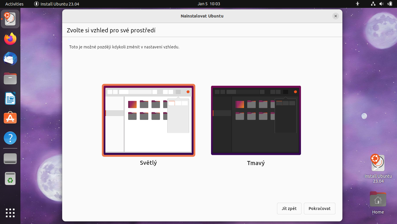Ubuntu 23.04 nový instalátor