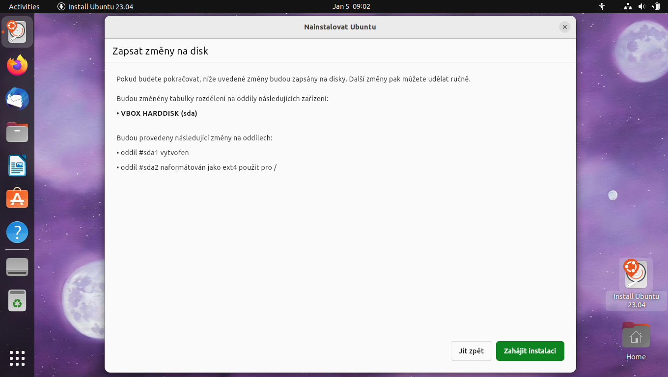 Ubuntu 23.04 nový instalátor