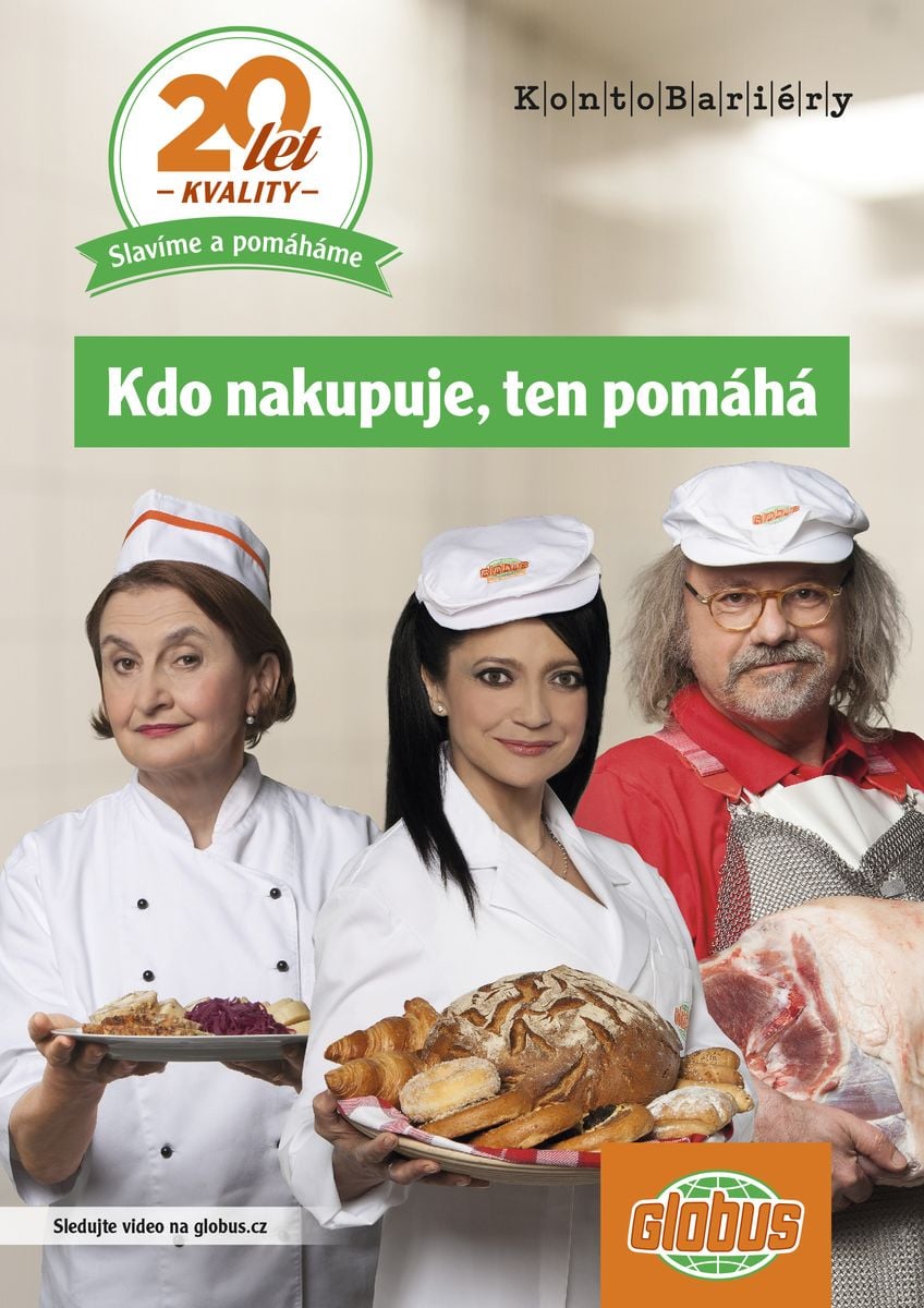 Globus slaví dvacet let a prezentuje se pomocí pro hendikepované