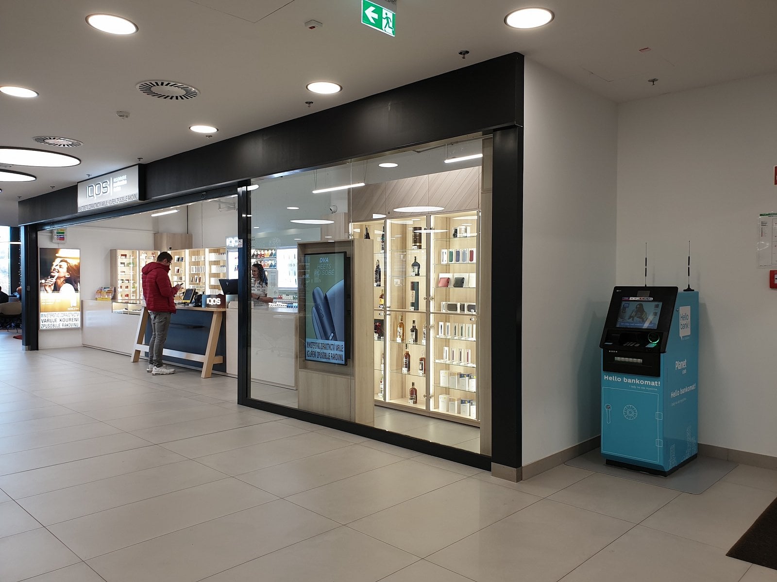 Bankomat Hello bank! ve Zlíně. (Obchodní dům Zlín, náměstí Práce 2523, 760 01 Zlín)