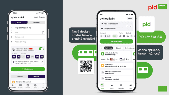 Nová PID Lítačka přijde na začátku příštího roku. Operátor ICT ukázal, co se v ní změní