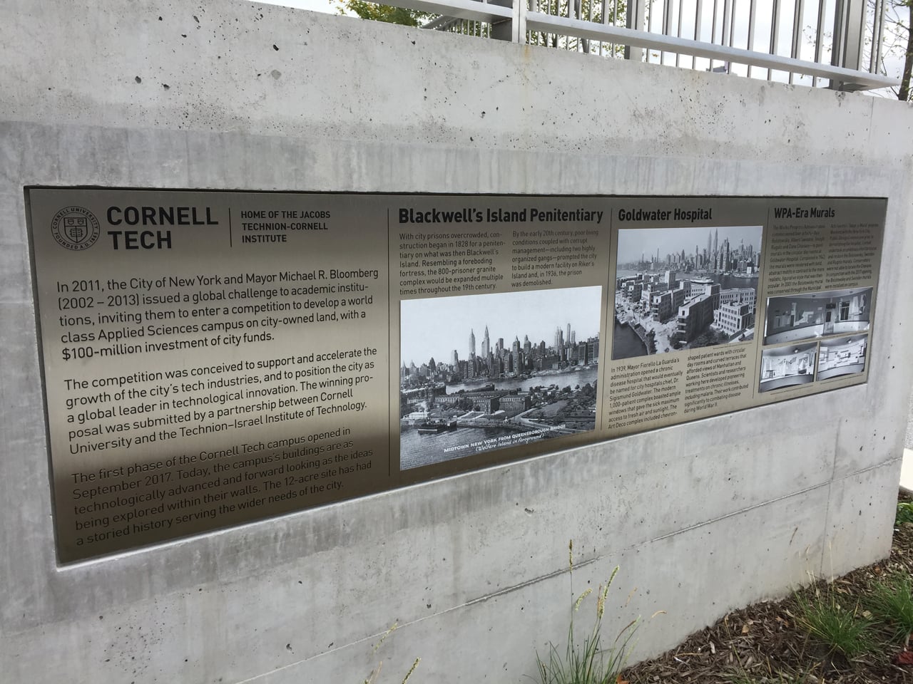 Cornell Tech na Roosevelt Islandu v New Yorku