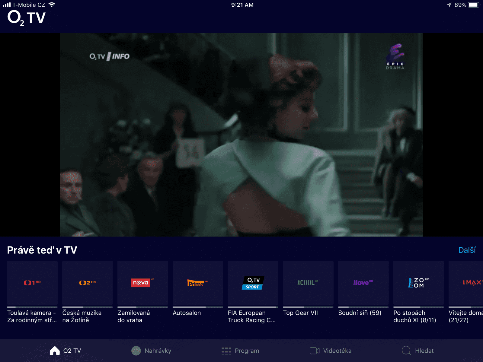 O2 TV iPad