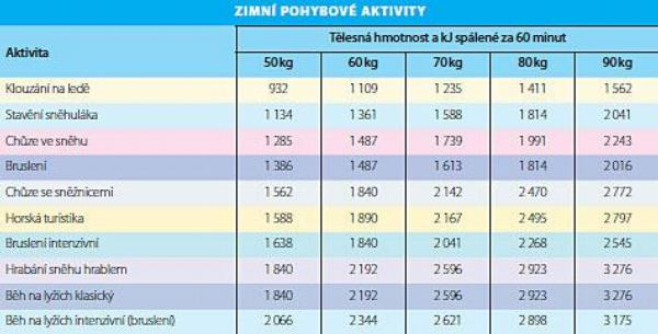 ZIMNÍ POHYBOVÉ AKTIVITY