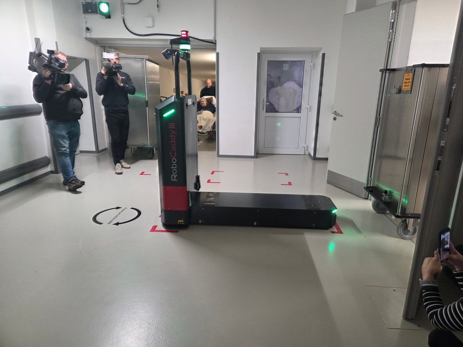 Autonomní roboti v Jihlavské nemocnici