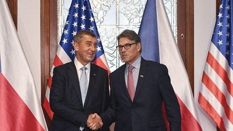 Náhledový obrázek - Česko chce rozvíjet jadernou energetiku, řekl Babiš americkému ministrovi energetiky Perrymu