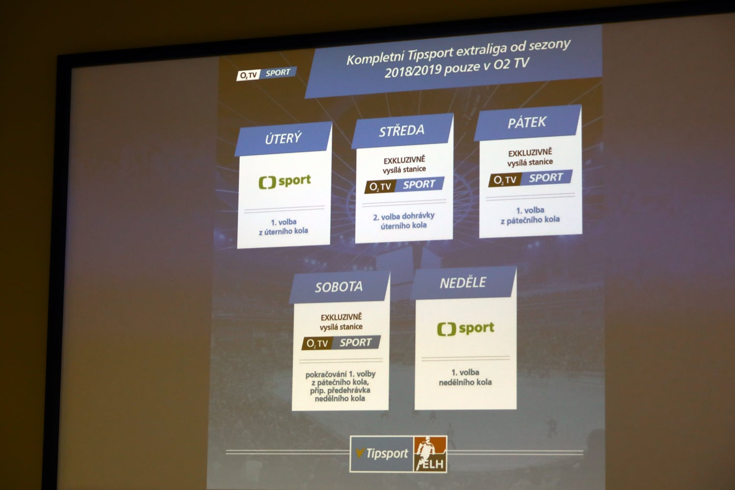 Tisková konference O2 TV Sport - Tipsport extraliga