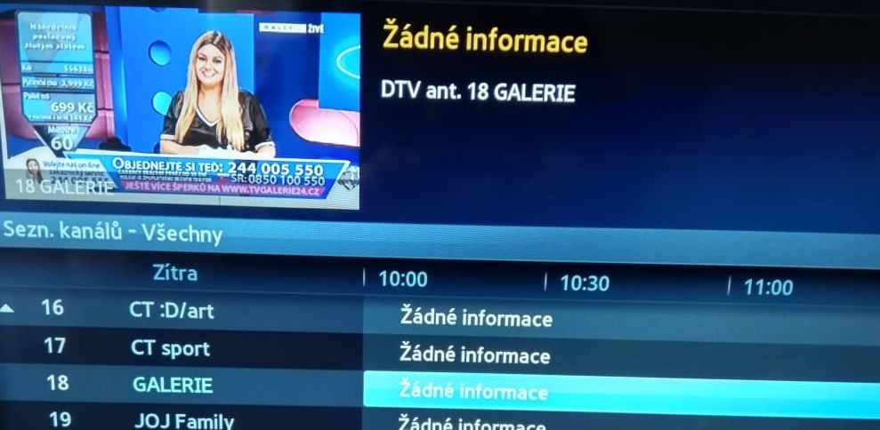 TV Galerie zahájila vysílání