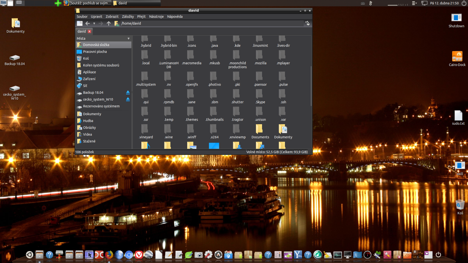 Lubuntu 18.04 (64bit) na jádru Linux Mint (Tara 19)
