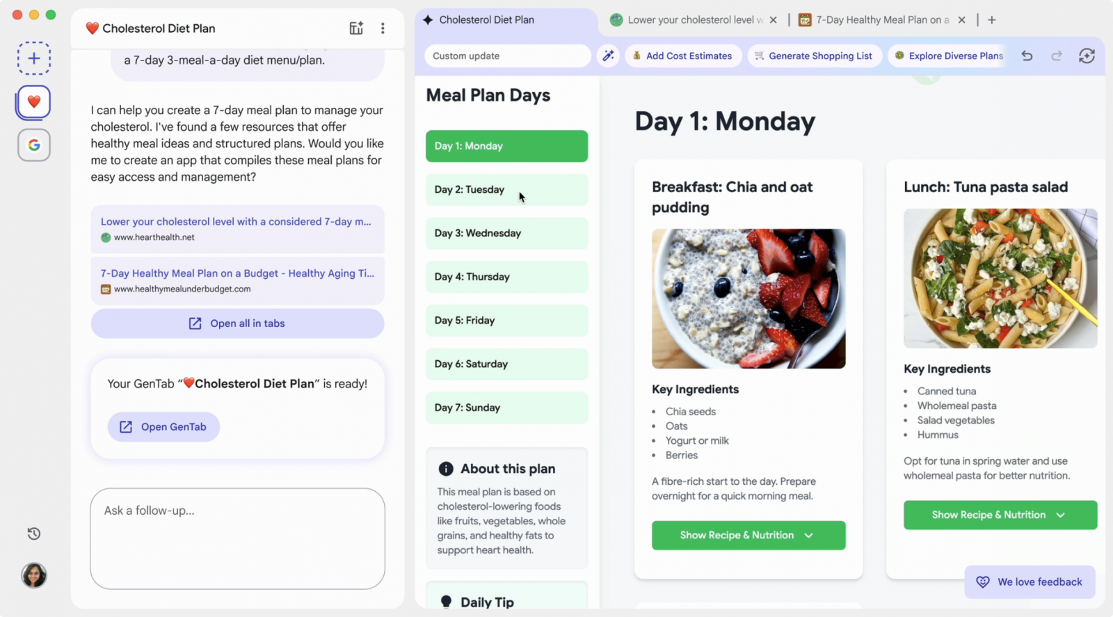 Prohlížeč Google Disco