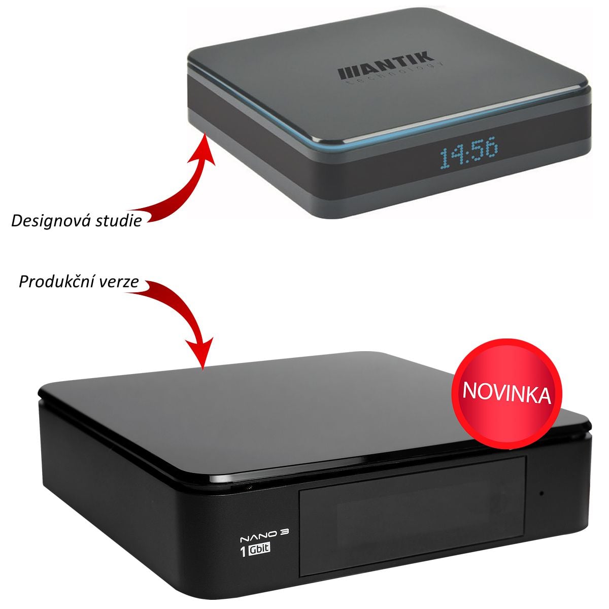 Model Nano 3 Giga pro službu Antik TV Optika