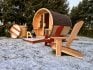 Sudová sauna HOT & CHILL s posezením od Saunero