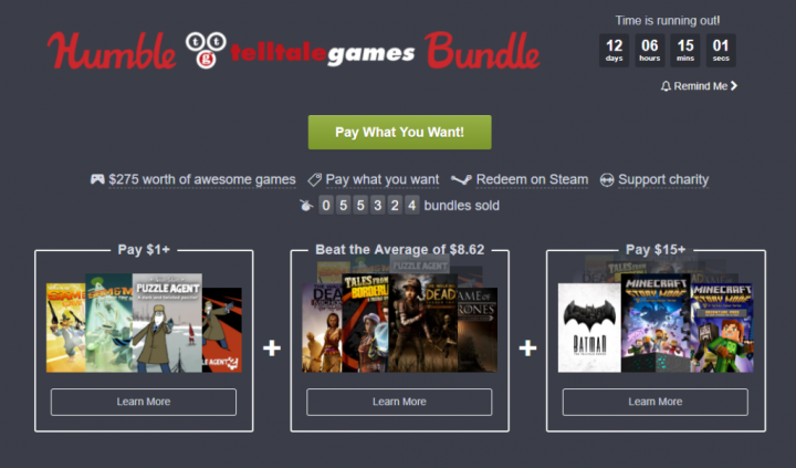 Humble Telltale Games Bundle