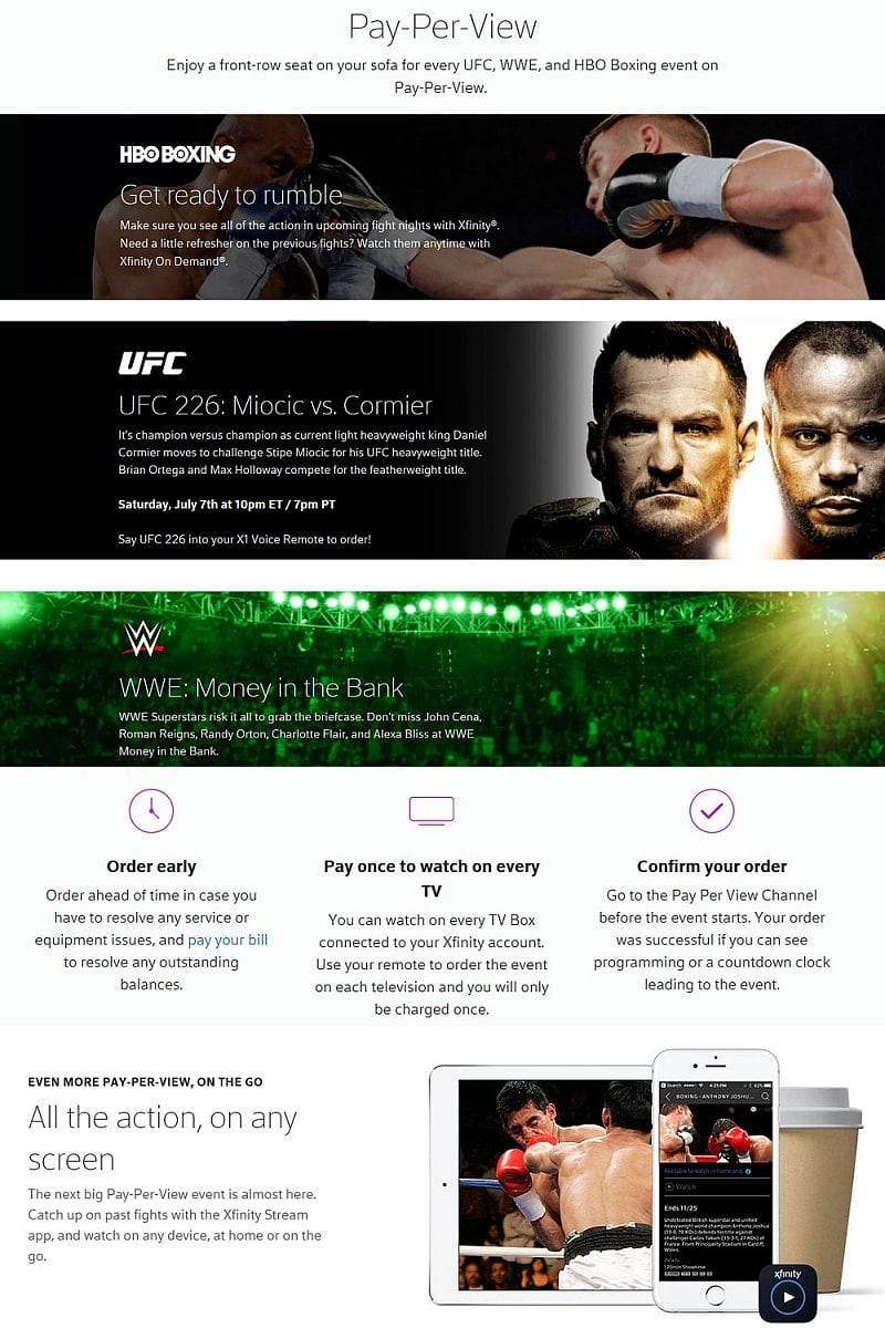 Sportovní speciály a PPV přenosy