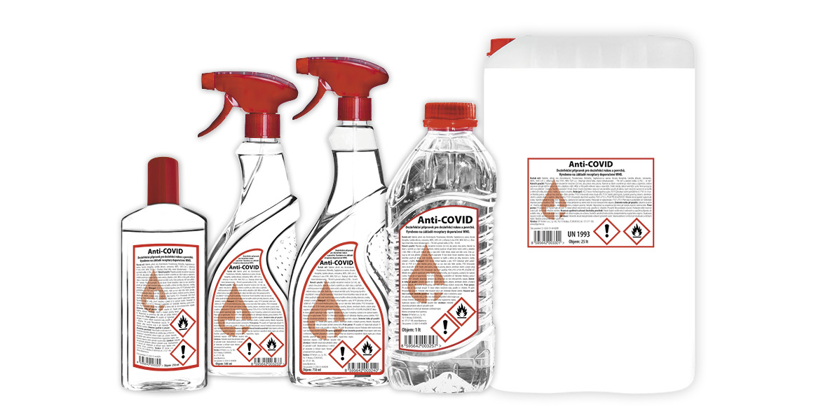 Anti-COVID dezinfekce od DF Partner