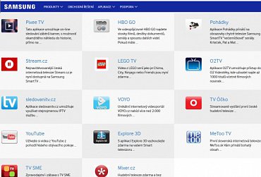 Samsung na svých webových stránkách nabízí perfektně zpracovaný přehled aplikací pro český a slovenský trh, včetně jejich popisu.