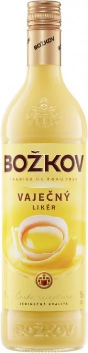 Božkov Vaječný likér 1l 15%, 249 korun