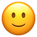 emoji mírný úsměv