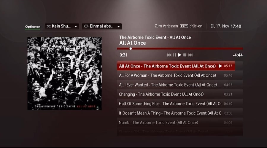 Media Center – správa audio nahrávek