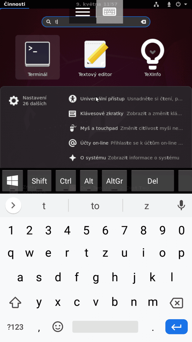 miniDLNA a RDP na Ubuntu, Androidu a Windows 10