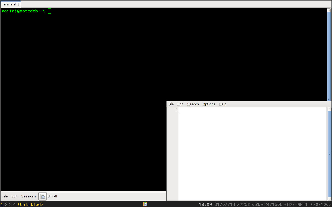 Subtle: nastavení gravities