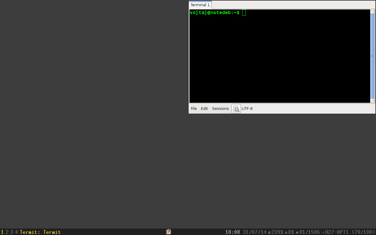 Subtle: nastavení gravities