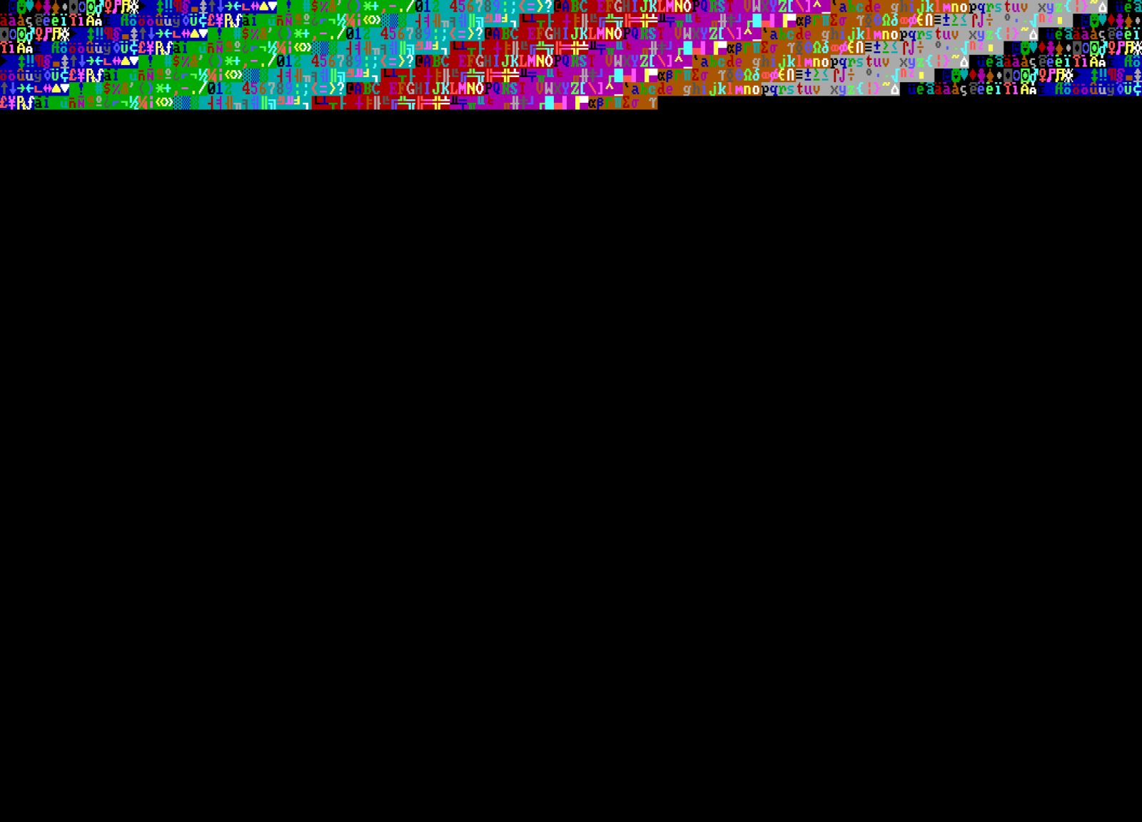 SVGA text modes
