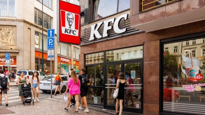 Pobočka KFC v Praze