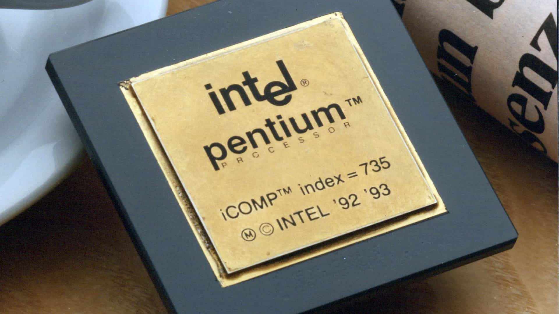 Historický procesor Intel Pentium