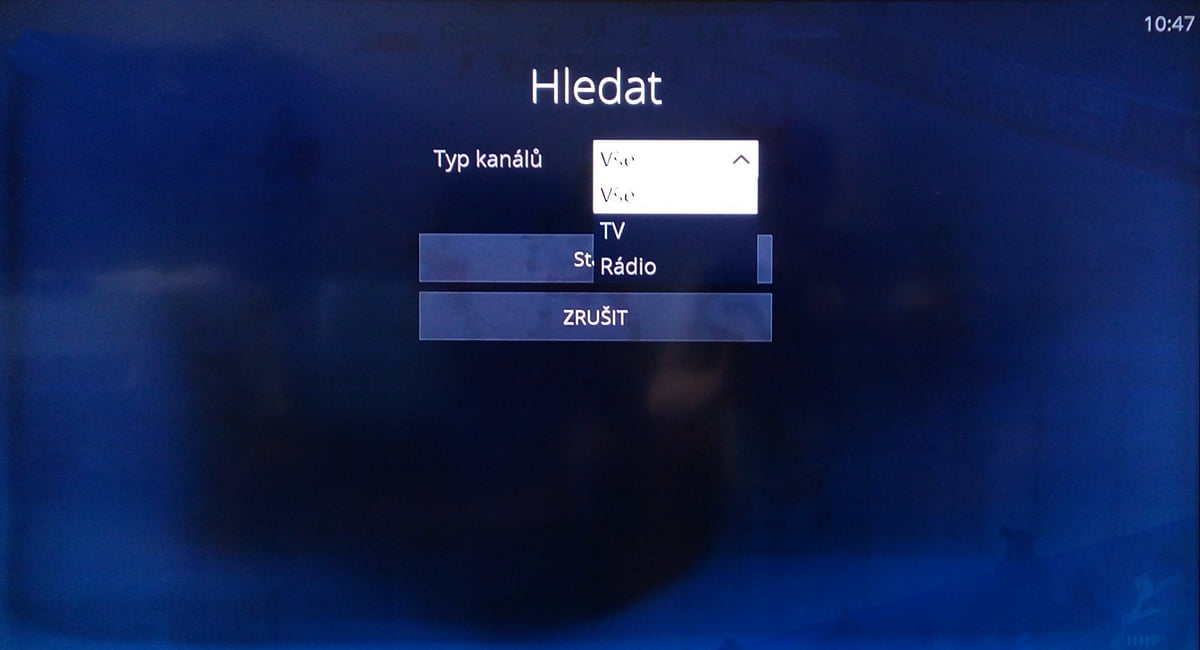 Naladění DVB-T kanálů na O2 TV