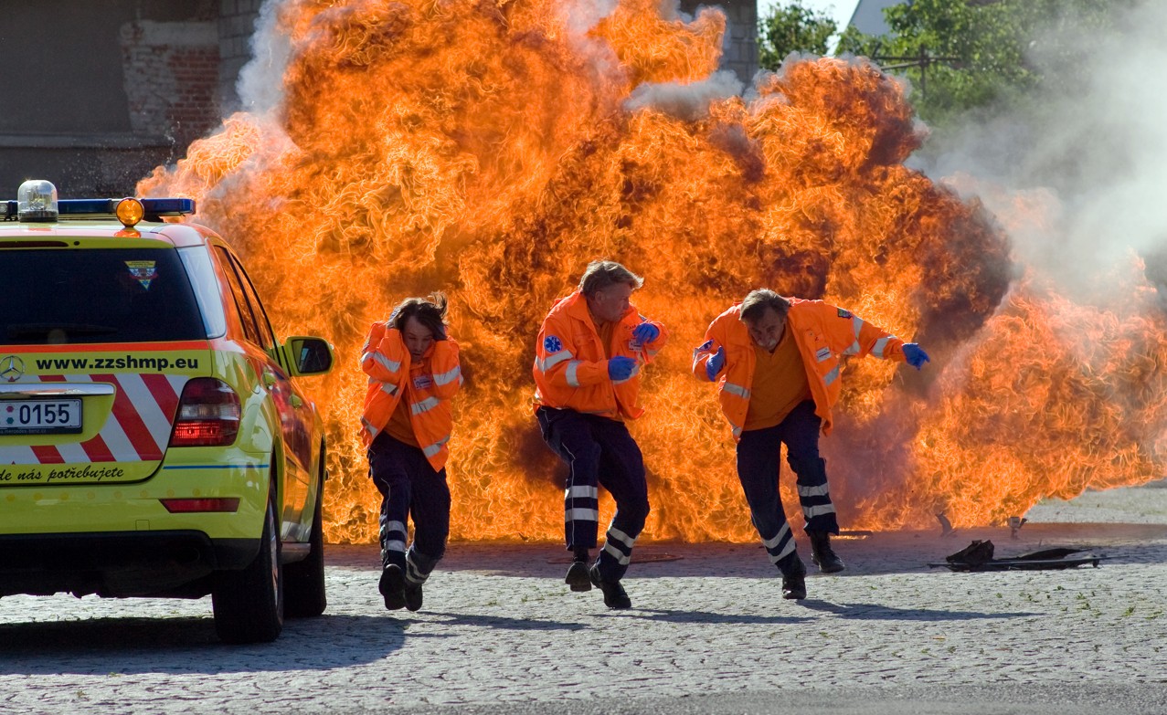 Sanitka 2 - foto z natáčení